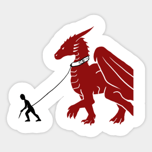 How to walk a Dragon Sticker